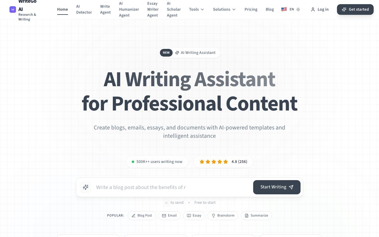WriteGo screenshot