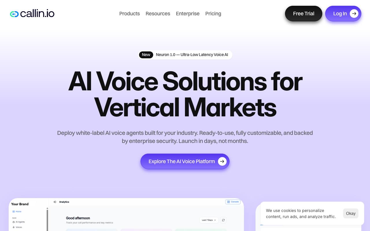 Callin.io screenshot