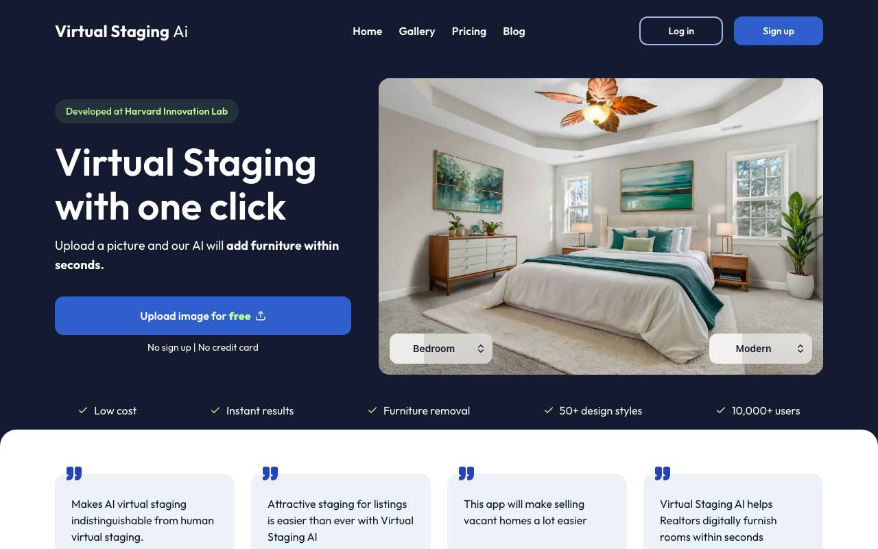 VirtualStagingAI screenshot