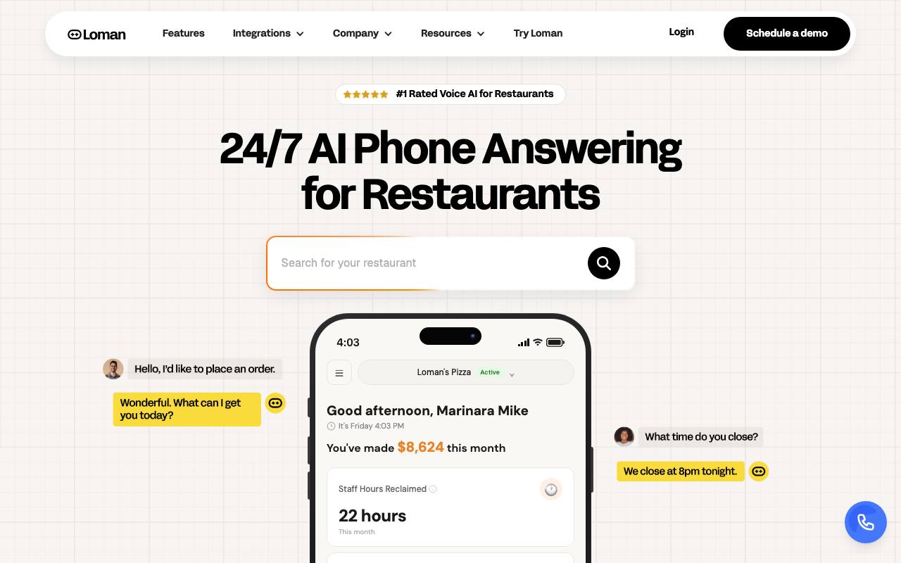 Loman AI screenshot