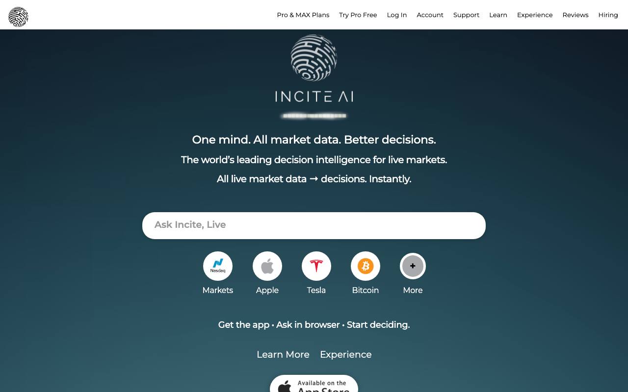 Incite AI screenshot