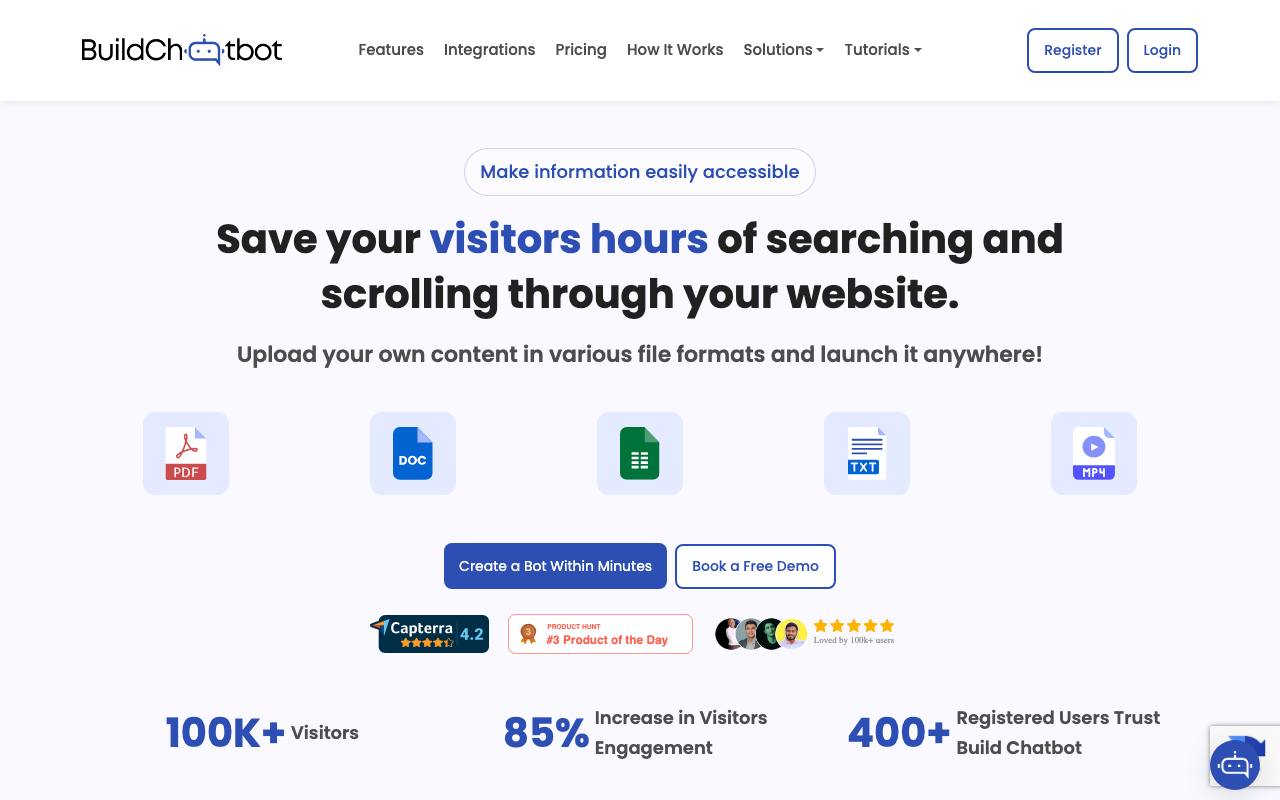 Build Chatbot screenshot