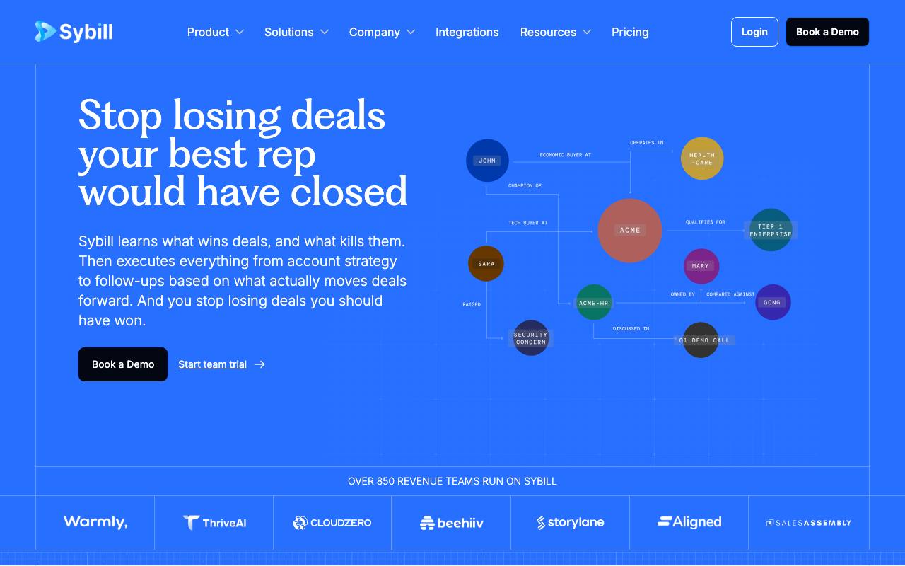 Sybill screenshot