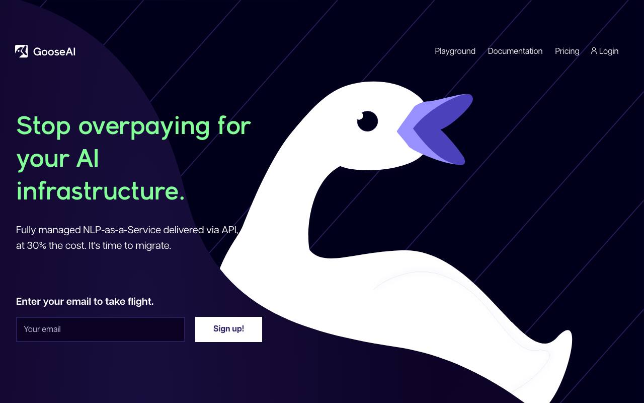 GooseAi screenshot