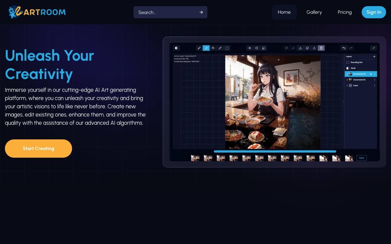ArtroomAI screenshot