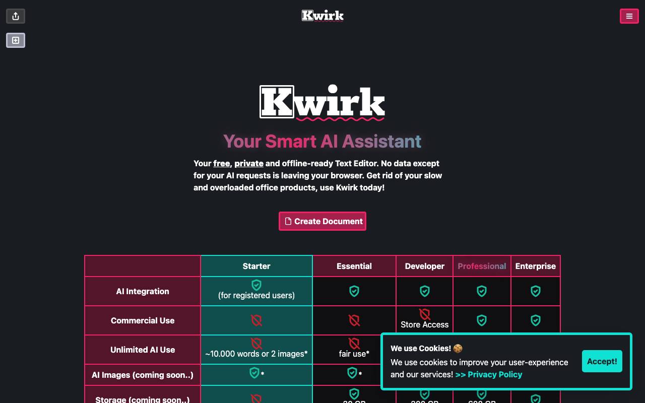 Kwirk screenshot