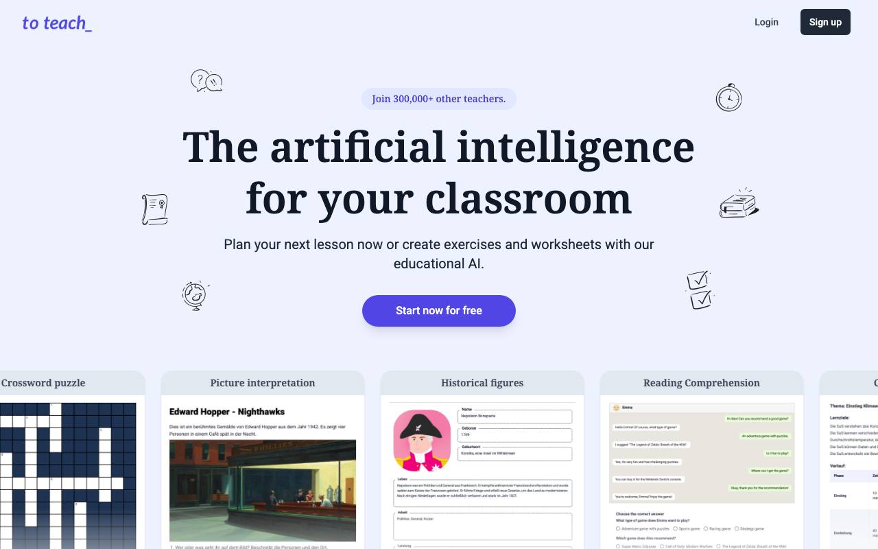 To Teach AI screenshot