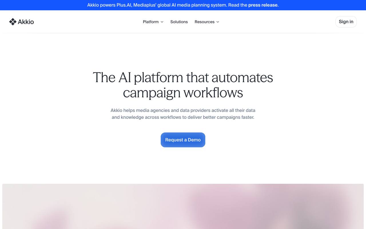 Akkio screenshot