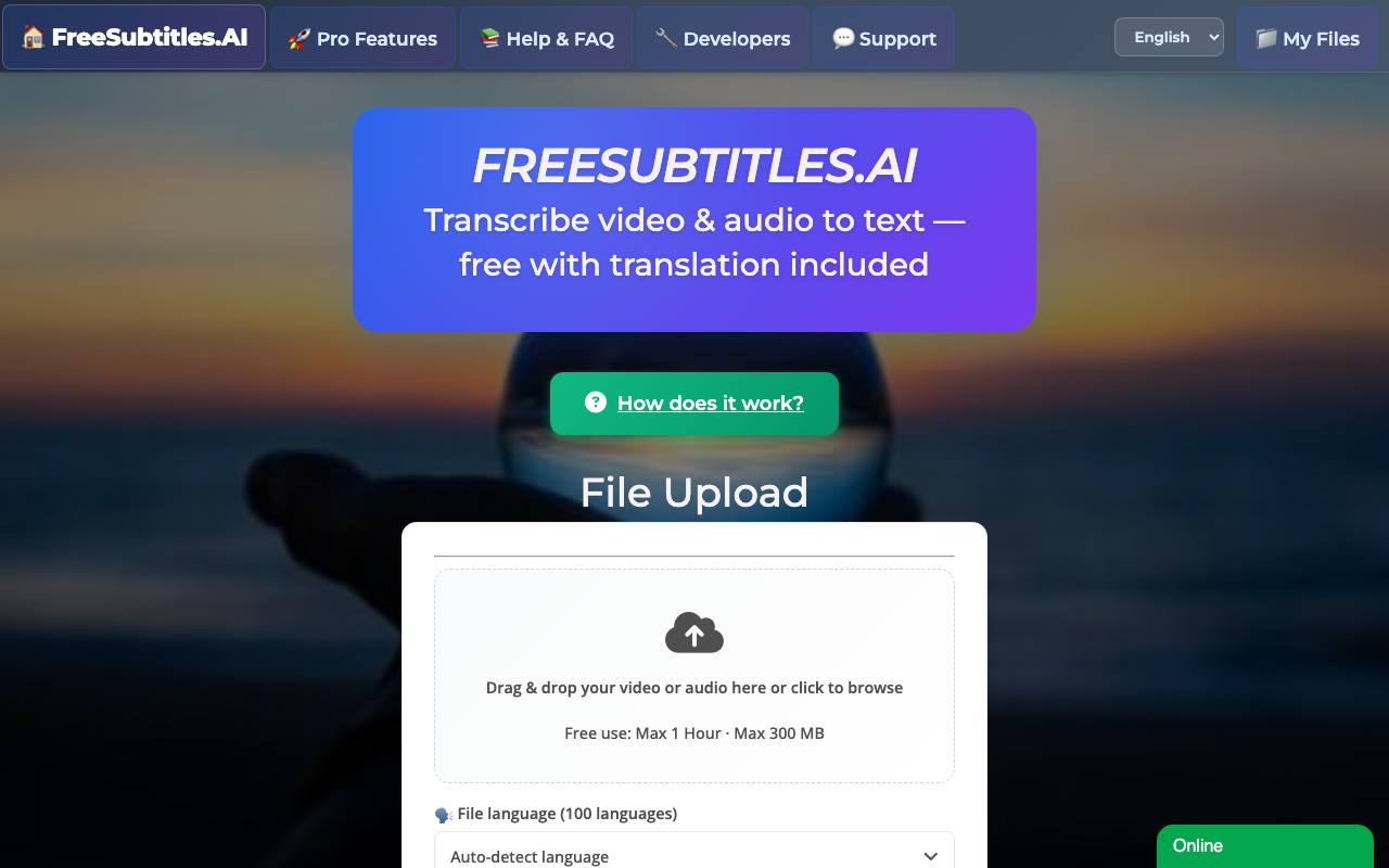 Free Subtitles AI screenshot