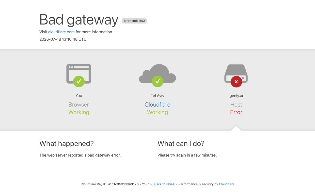 Genly AI screenshot