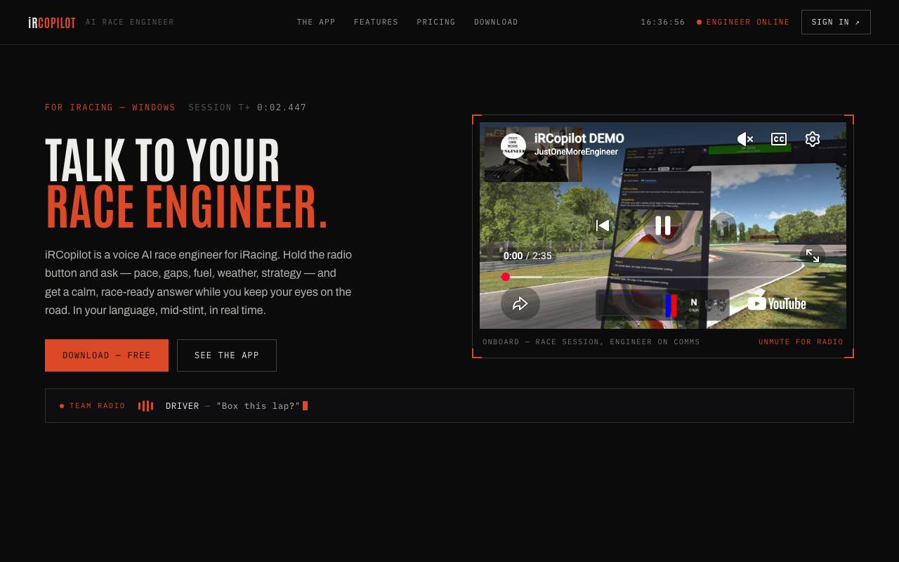 IRCopilot screenshot