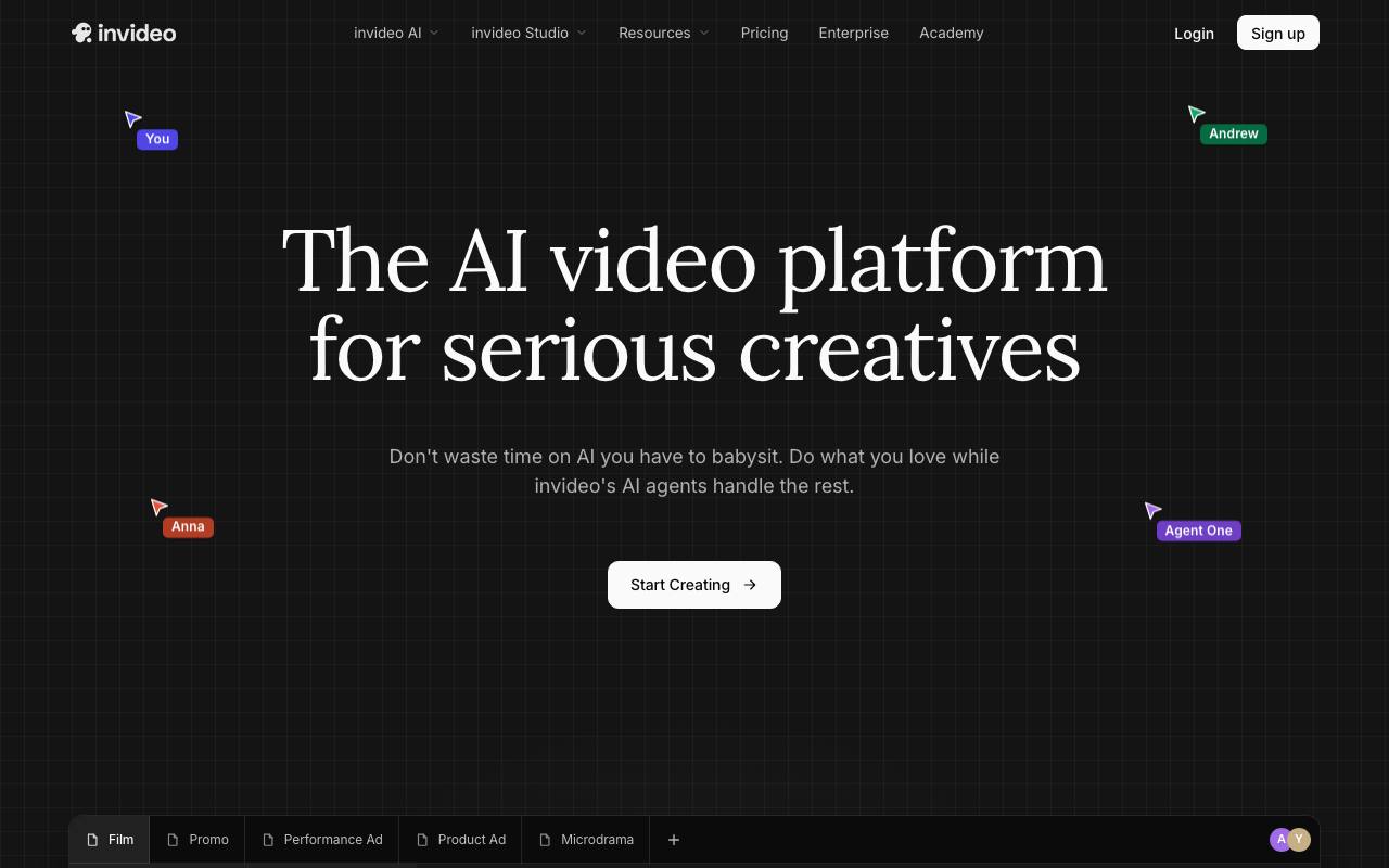 InVideo screenshot