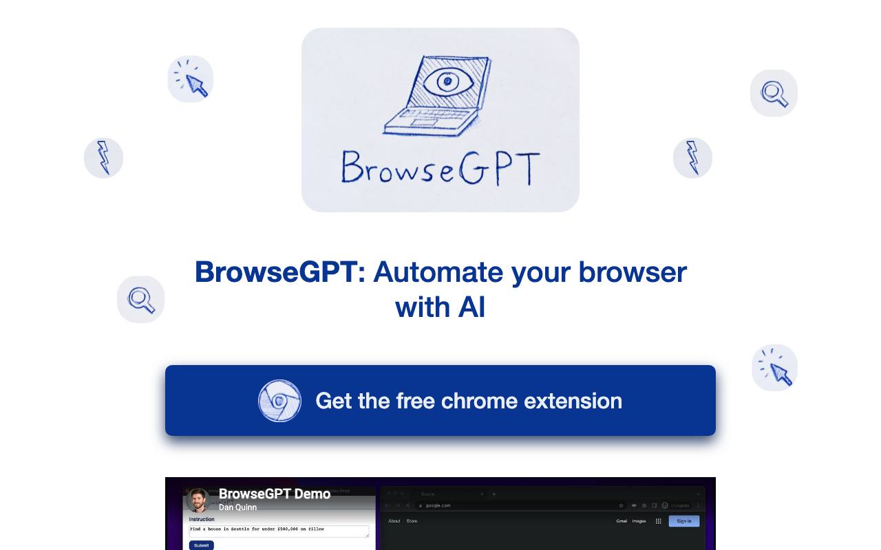 BrowseGPT screenshot