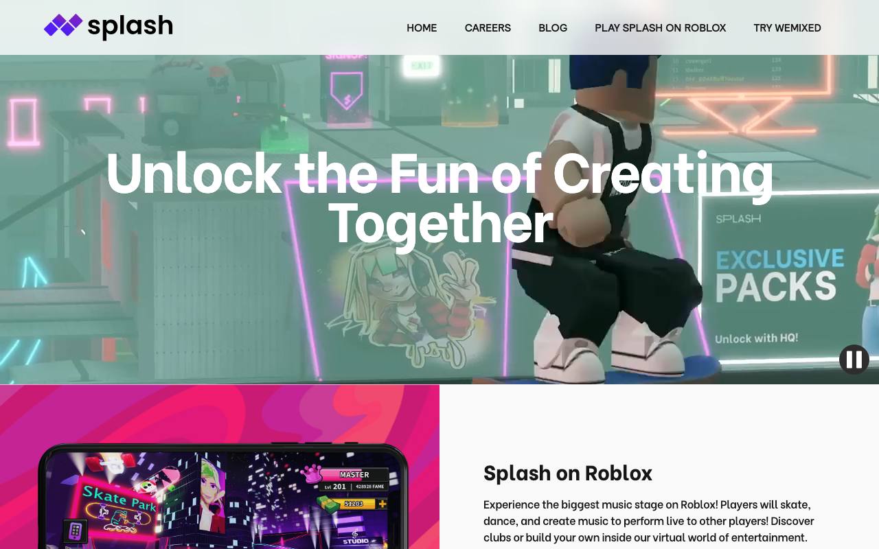 Splashmusic screenshot