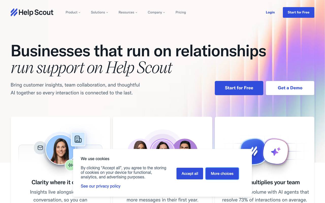 HelpScout screenshot