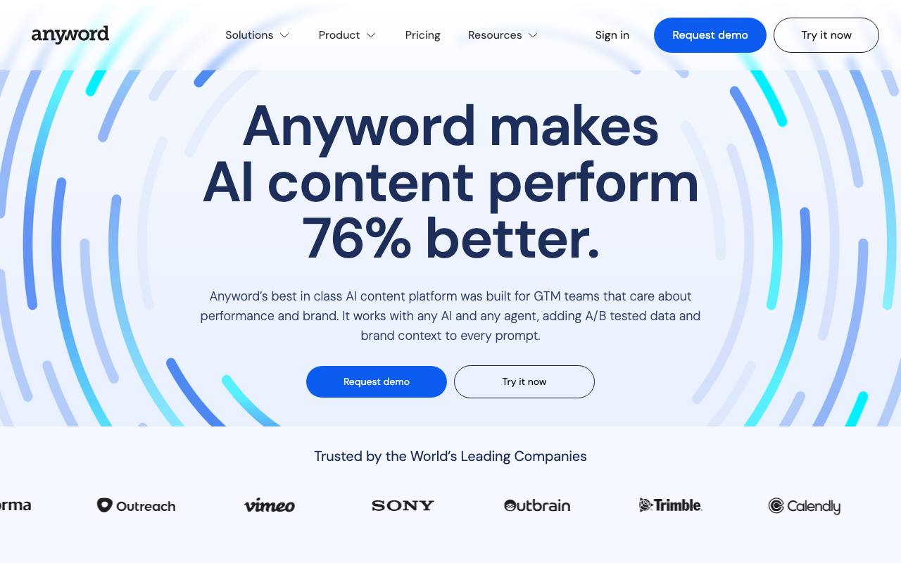 Anyword screenshot