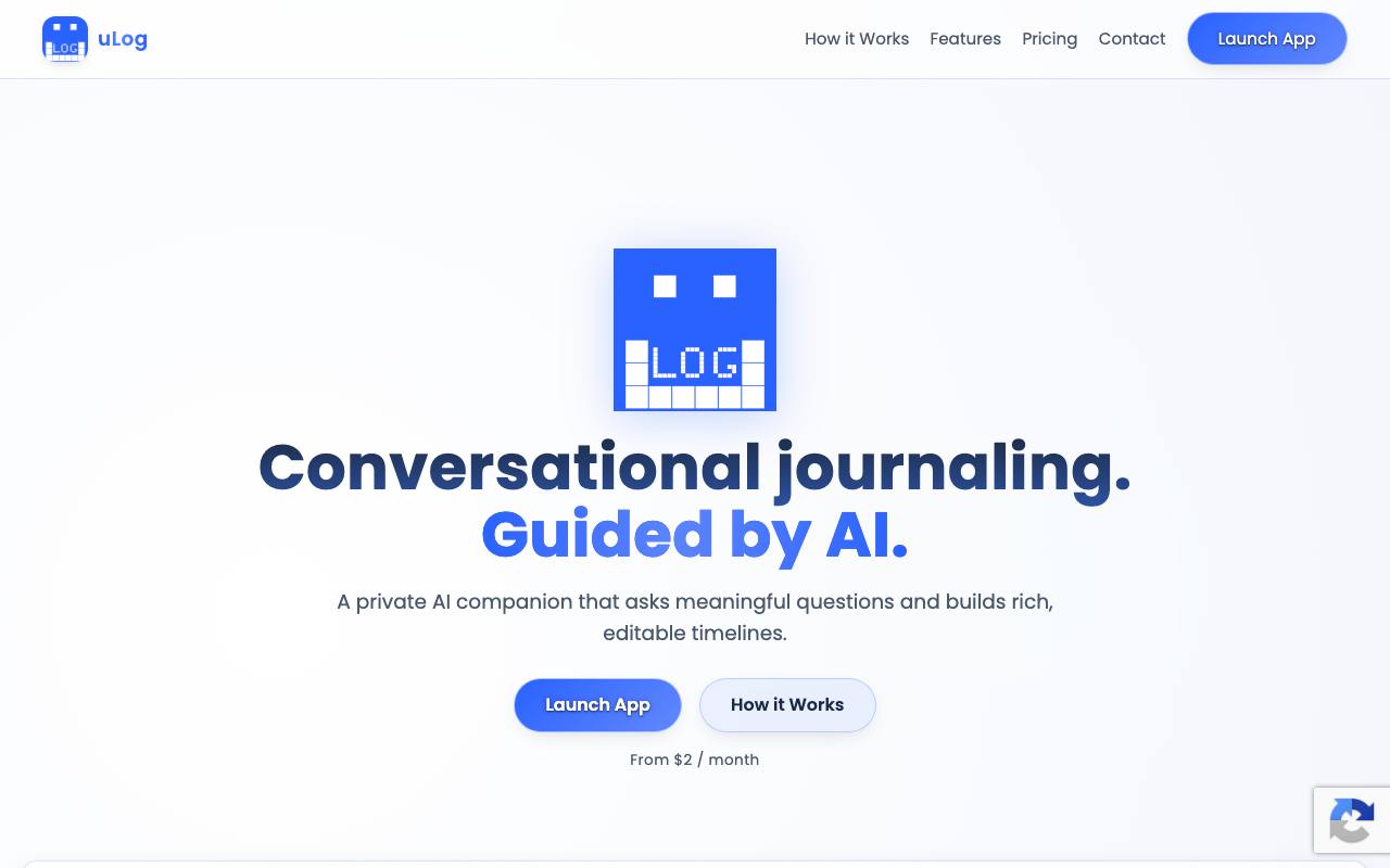 Ulog screenshot