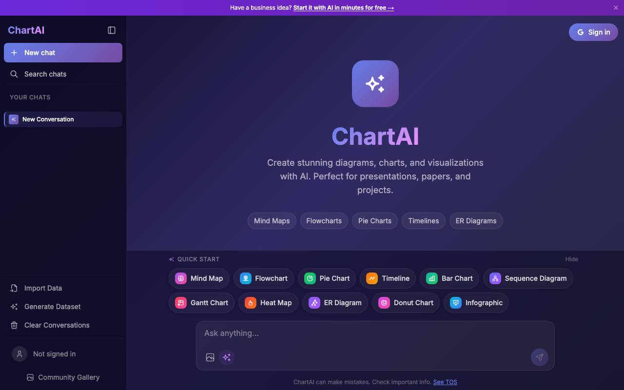 ChartAI screenshot