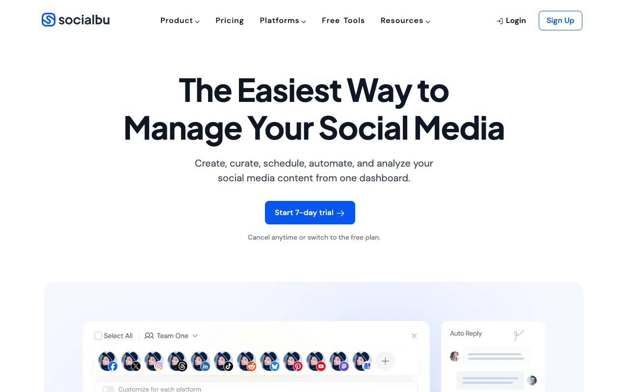 SocialBu screenshot
