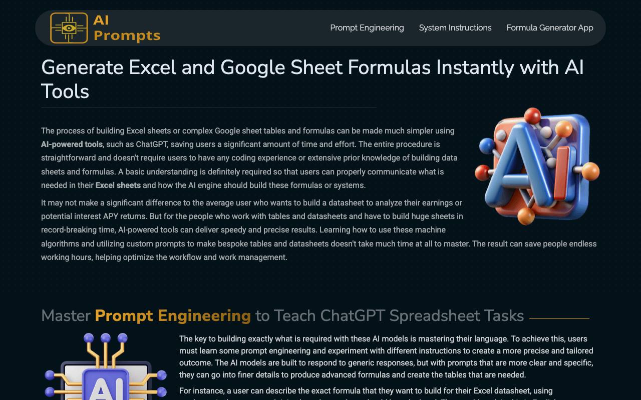 Formula Generator screenshot