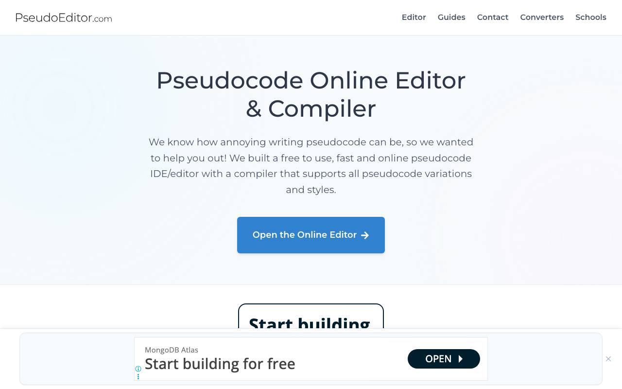 PseudoEditor screenshot