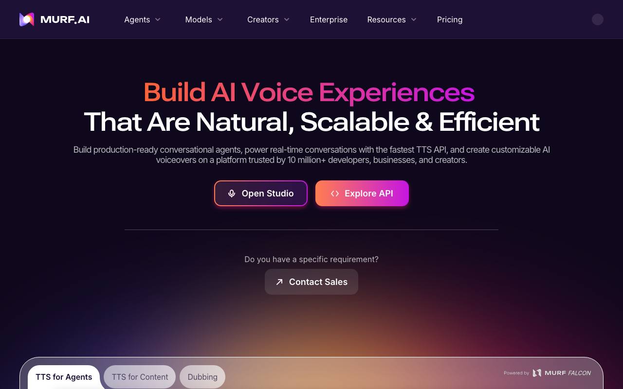 Murf AI screenshot