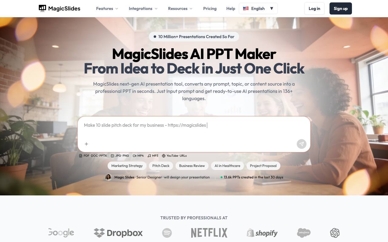 MagicSlides screenshot