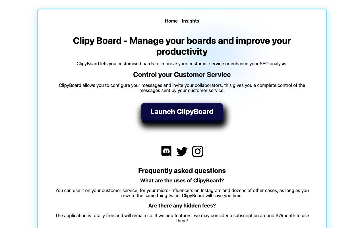 ClipyBoard screenshot