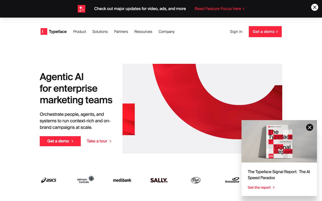 Typeface screenshot