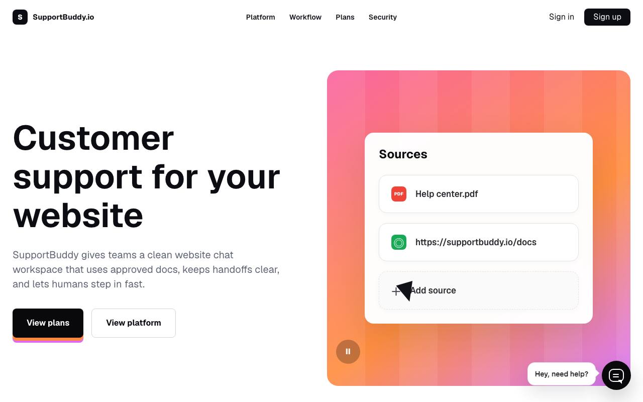 SupportBuddy screenshot