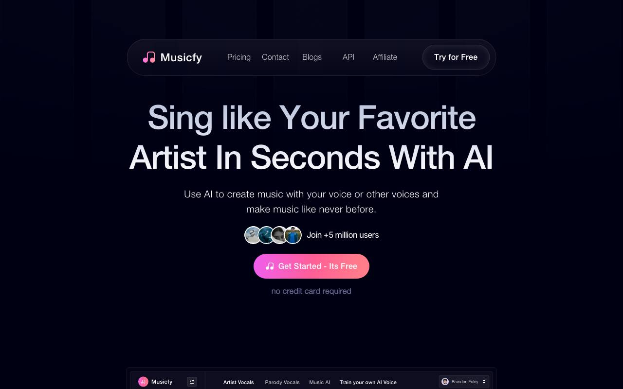 Musicfy screenshot