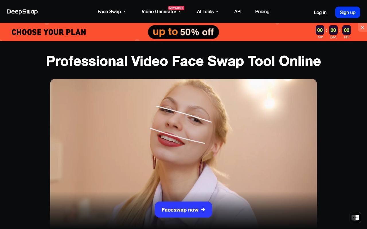 DeepSwap screenshot