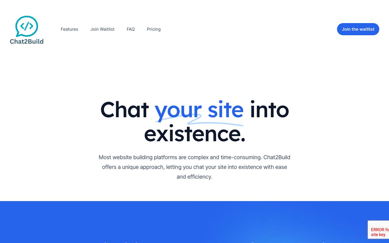 Chat2Build screenshot