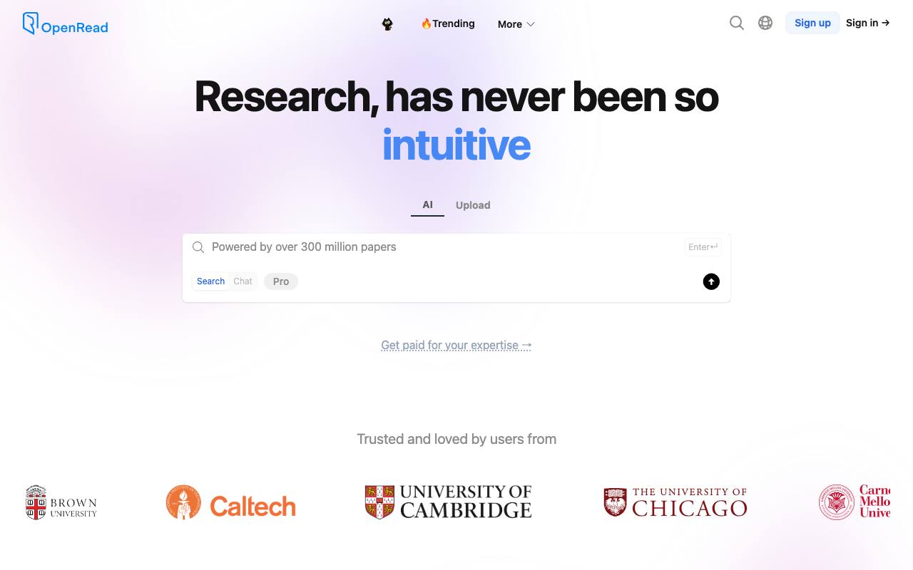 OpenRead screenshot