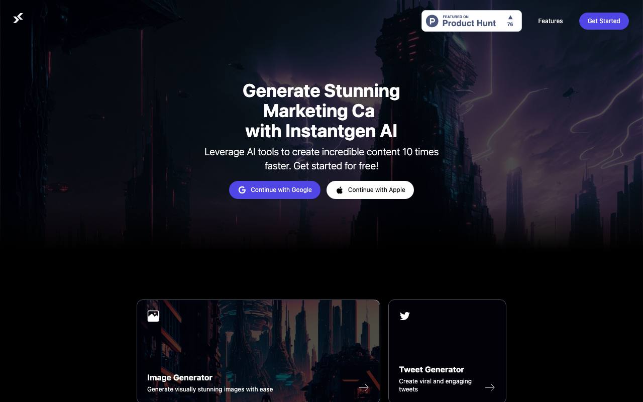 Instantgen AI screenshot