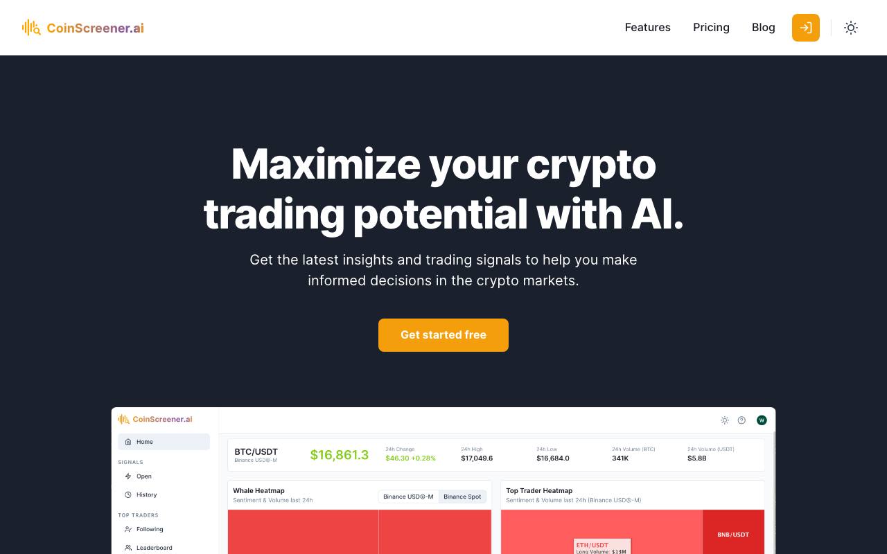 CoinScreener screenshot