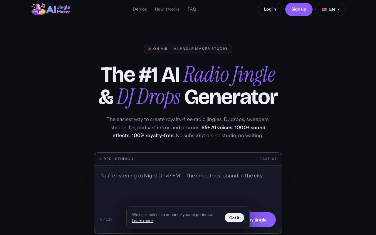 AI Jingle Generator screenshot