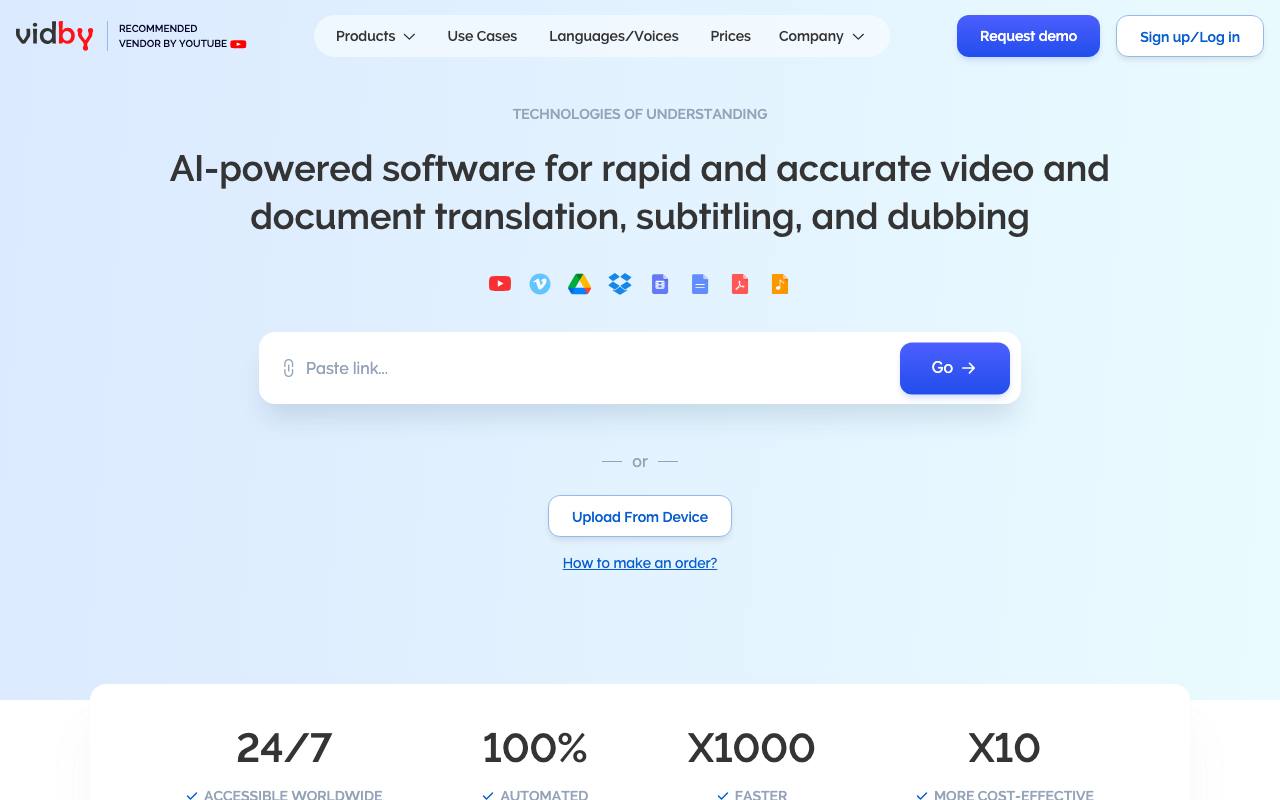 Vidby screenshot