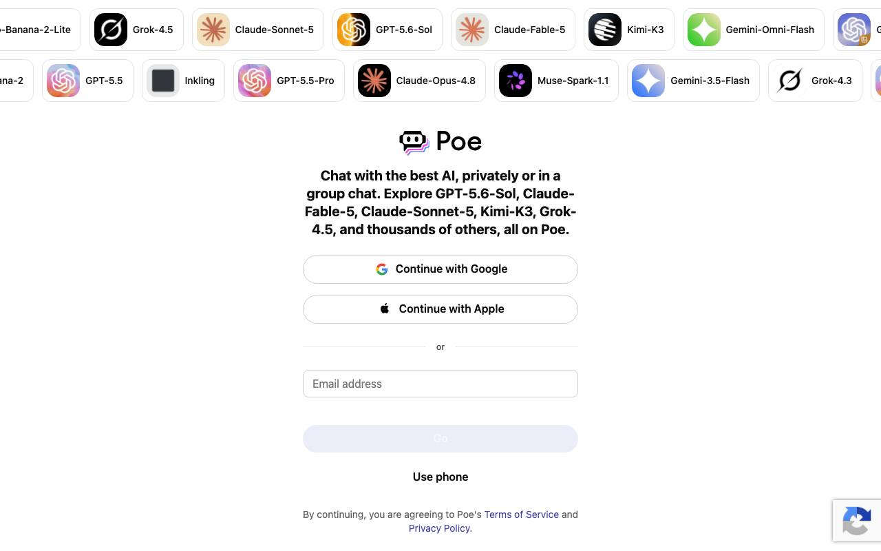 Poe screenshot