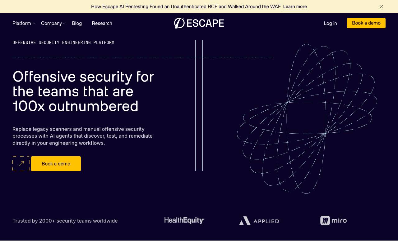 Escape screenshot