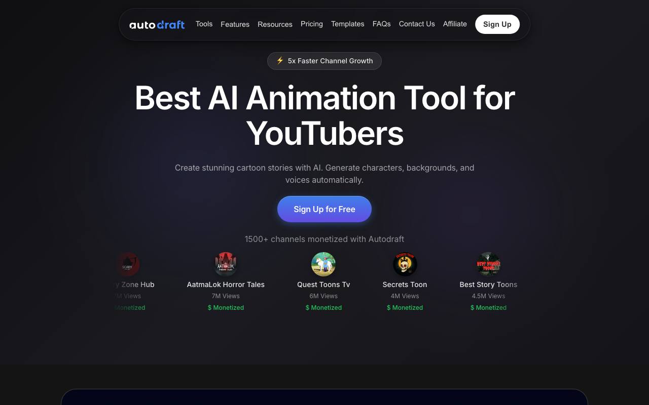 Autodraft screenshot