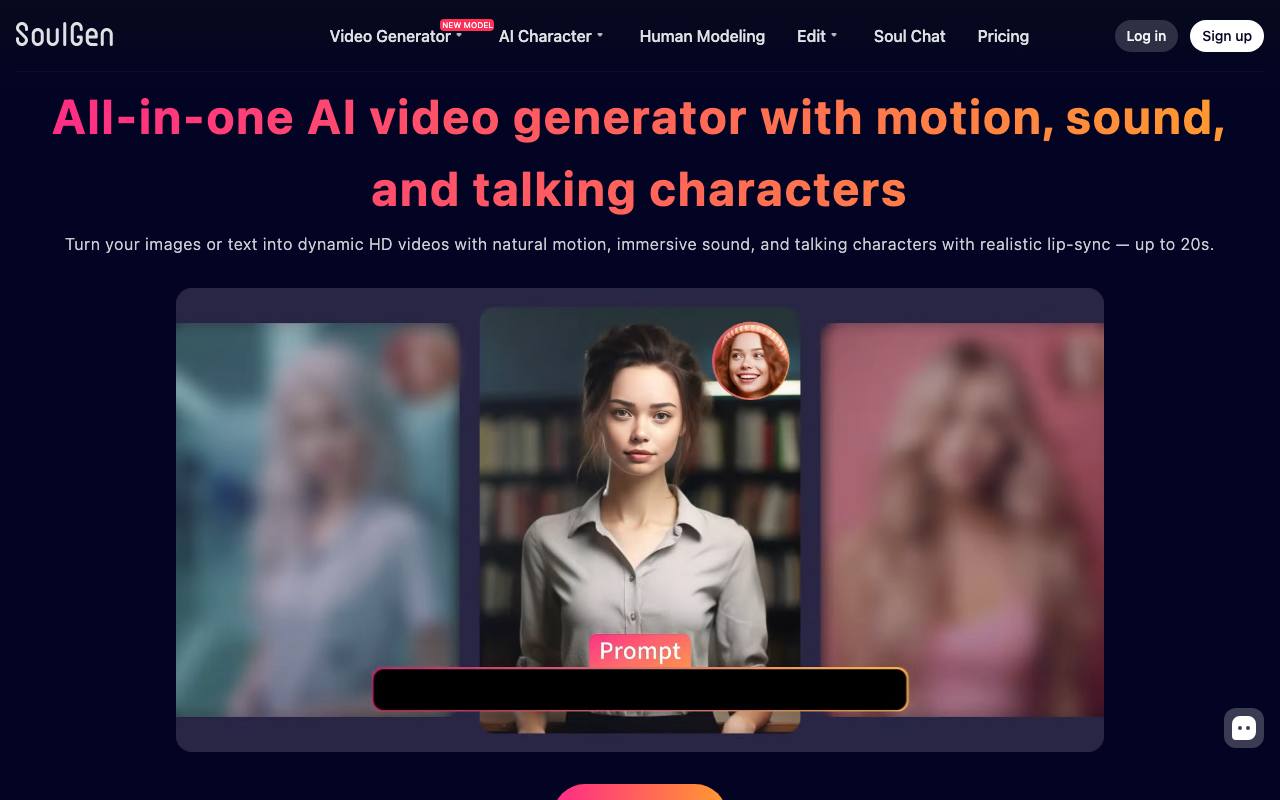 SoulGen screenshot