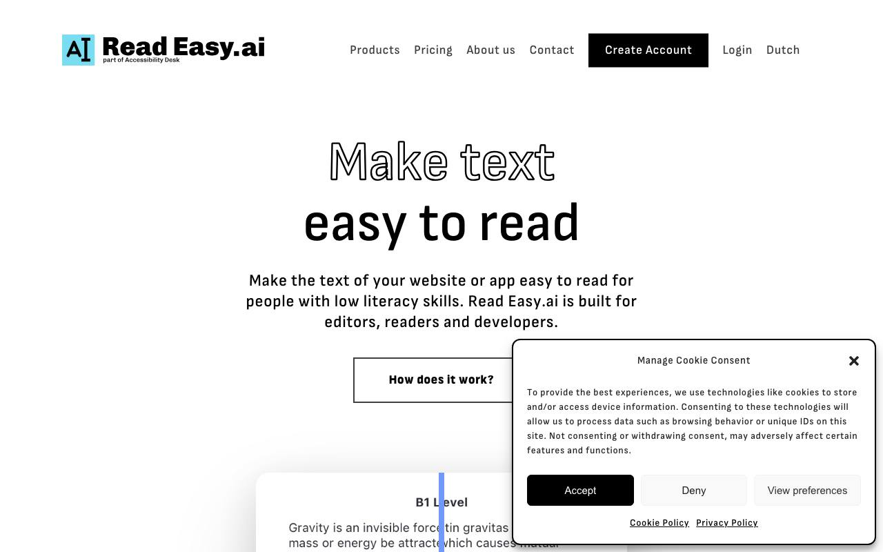 ReadEasy AI screenshot