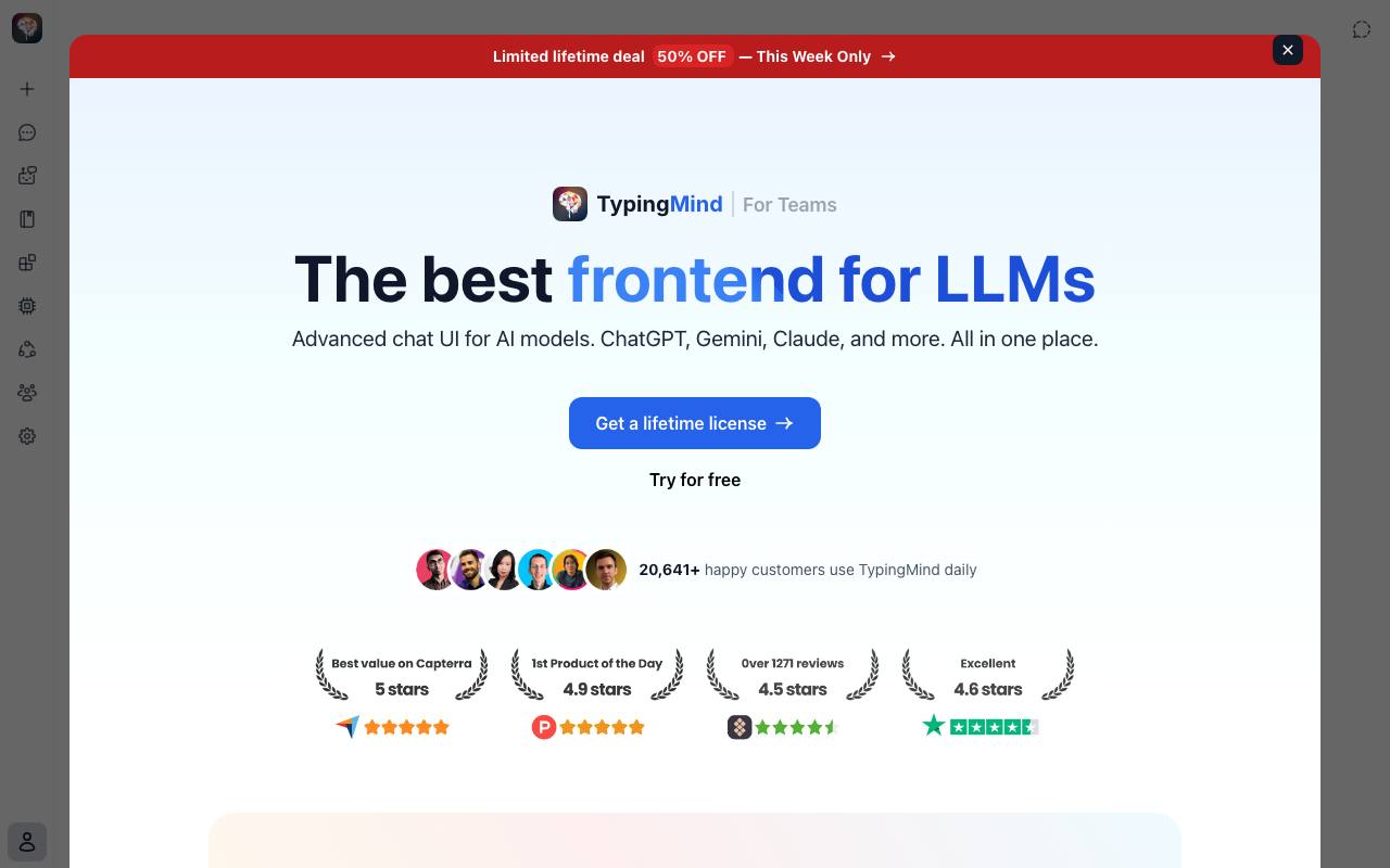 TypingMind screenshot
