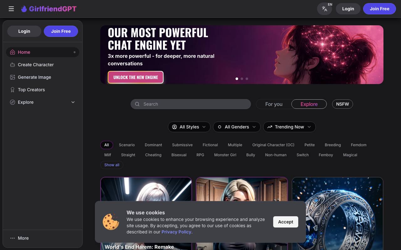 GirlfriendGPT screenshot
