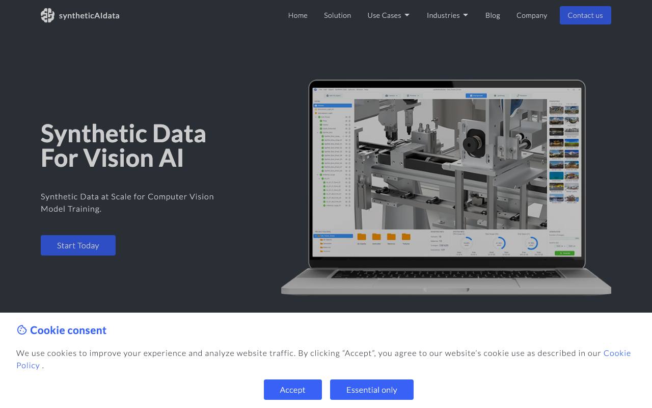 SyntheticAIdata screenshot
