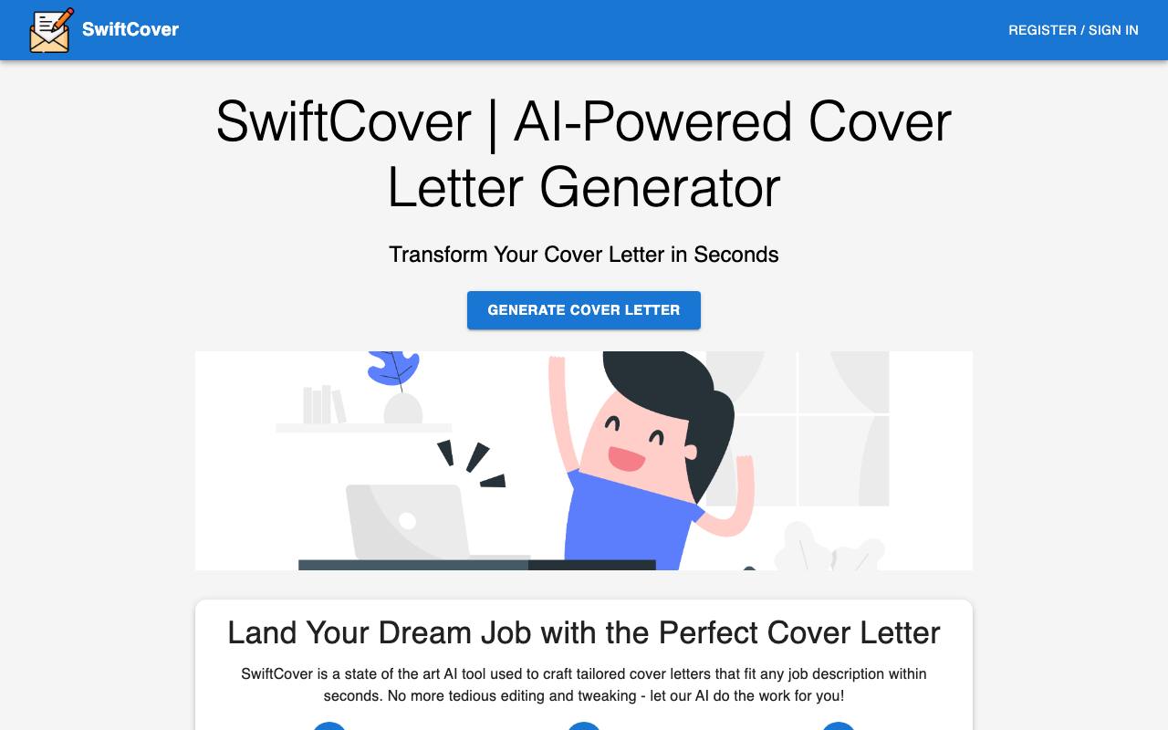 SwiftCover screenshot