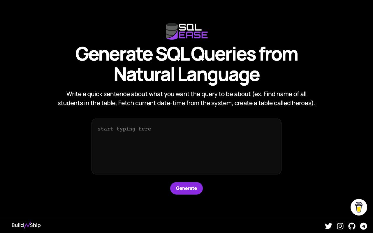 SQL Ease screenshot