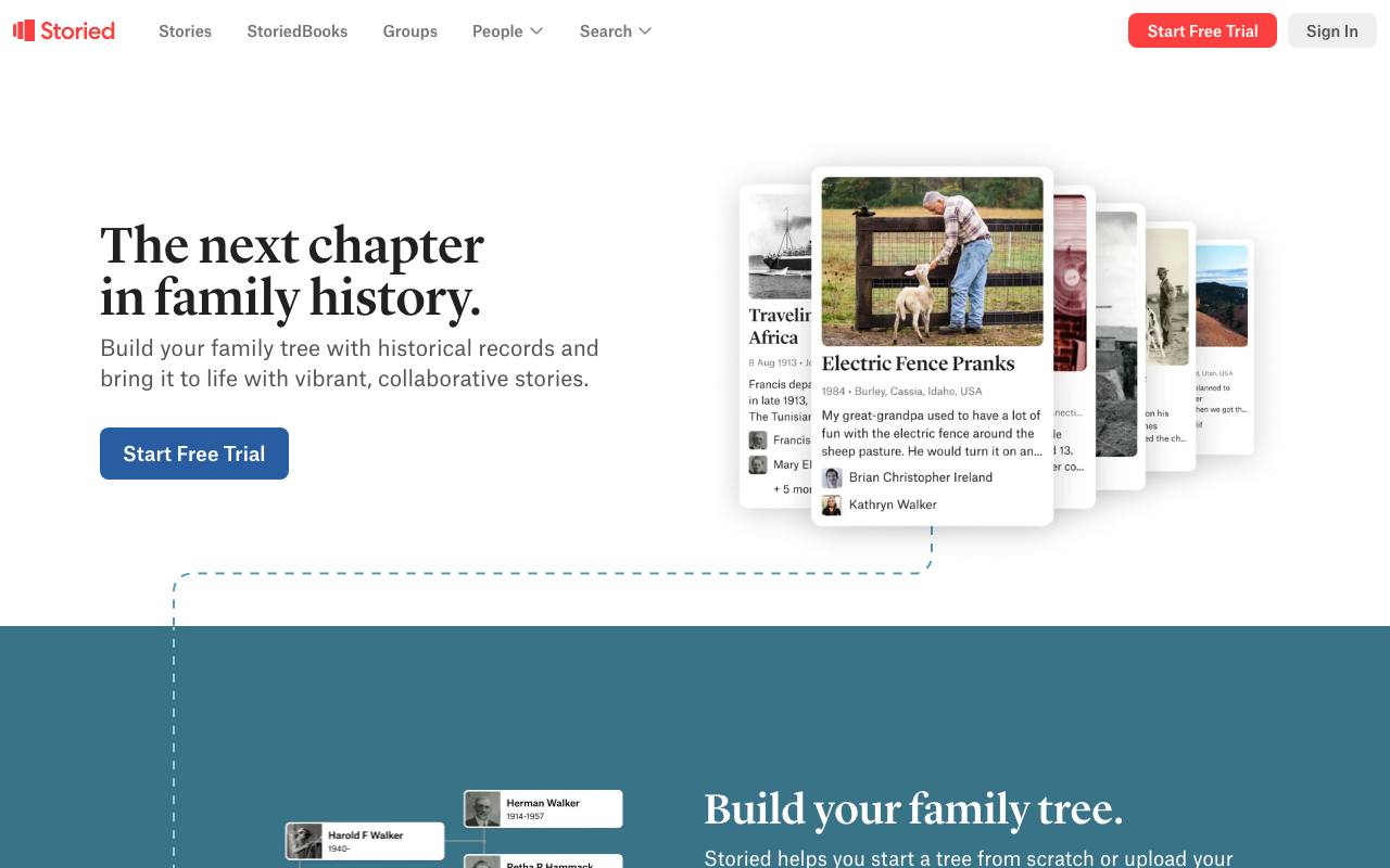 Storied screenshot