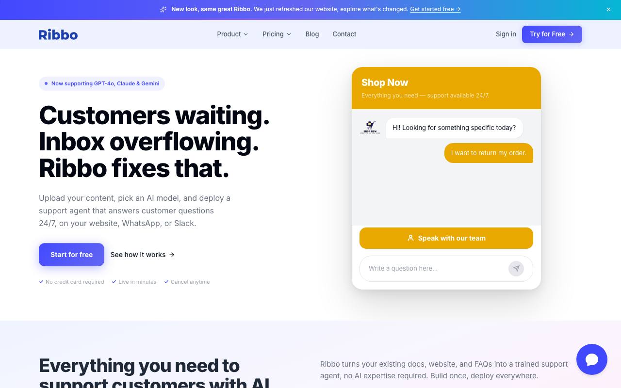 Ribbo screenshot